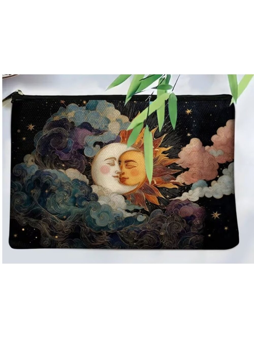 BOUTIQUE HIPPEE HARVEST SUN AND MOON COSMETIC CASE OR OTHER